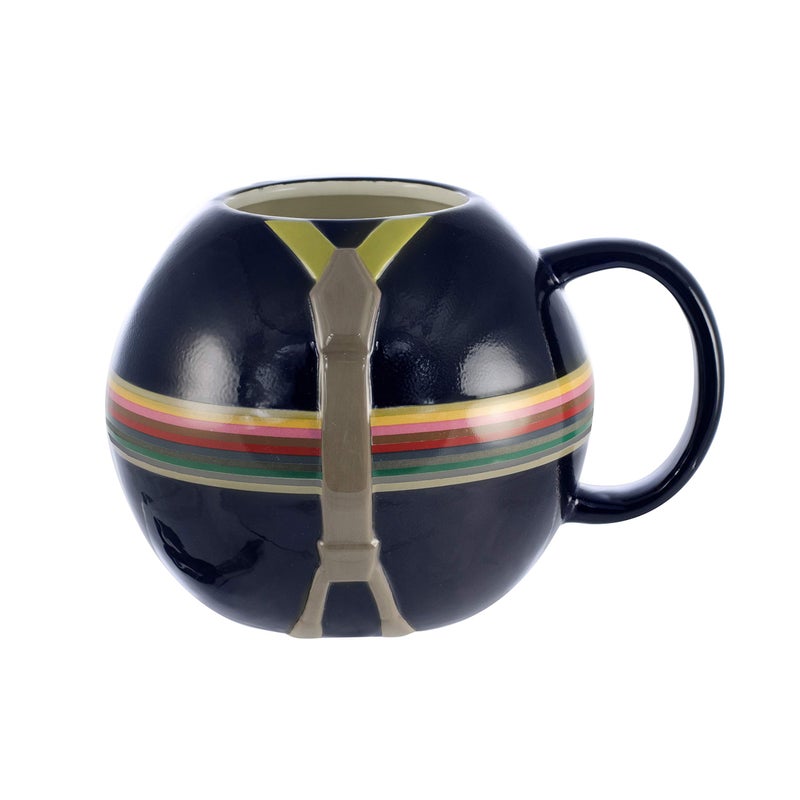 Doctor Who 13th Doctor Mug with Rainbow Stripes  Time for a Change Jodie Whittaker Detailed Design