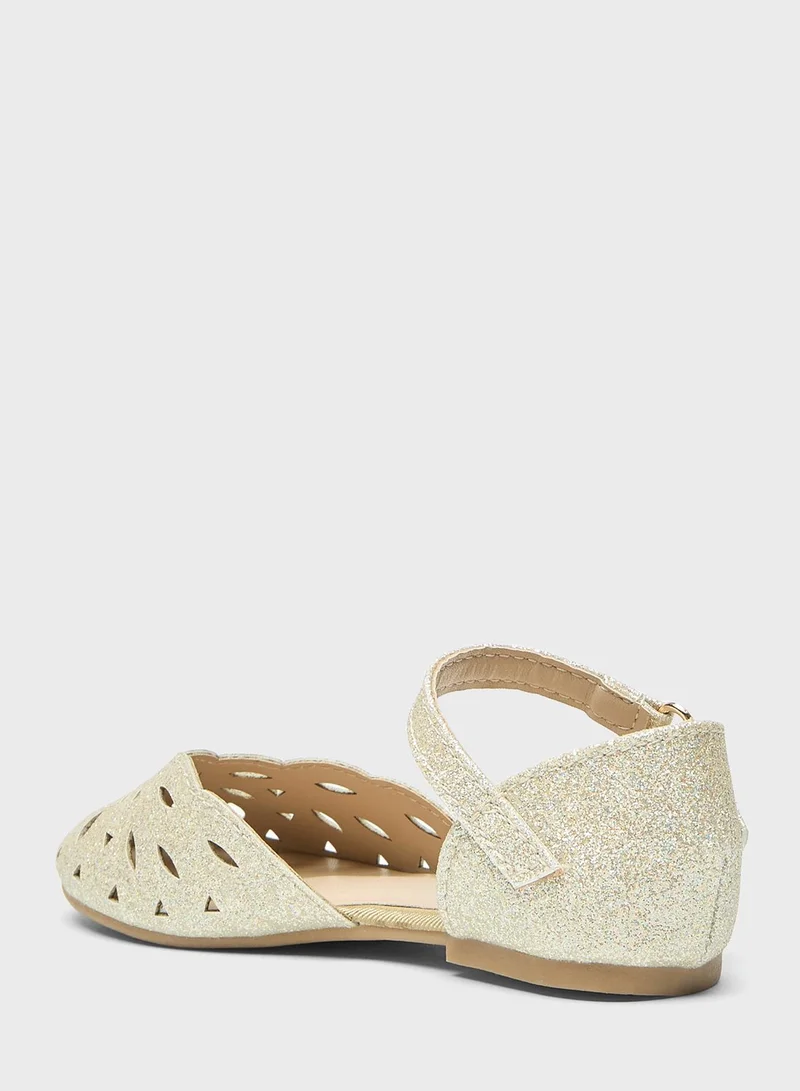 شو اكسبرس Kids Velcro Ballerinas