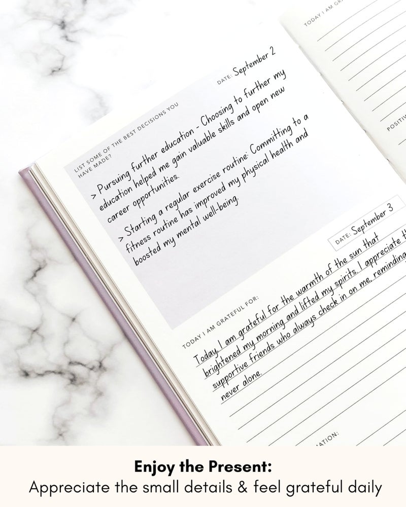 Lamare Daily Gratitude Journal for Women - Self Care Journal with Prompts, Daily Affirmations, Mindfulness Journal & Reflection Planner - Image 2