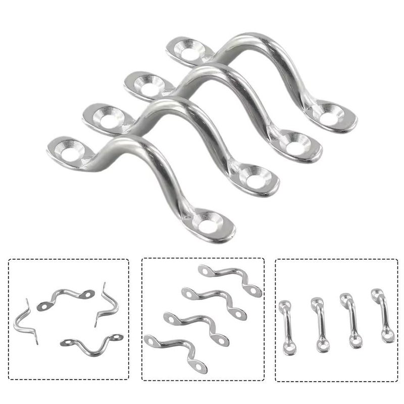 4 Pcs Hump Style Small Pull Handles Roof Liner Fender Hooks - Image 1