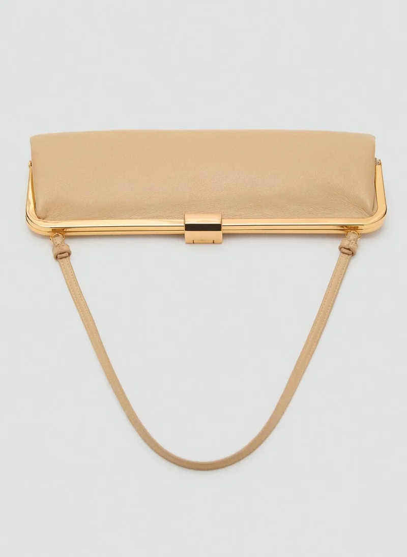 MANGO  Metallic clutch handbag for Women | Best Price UAE