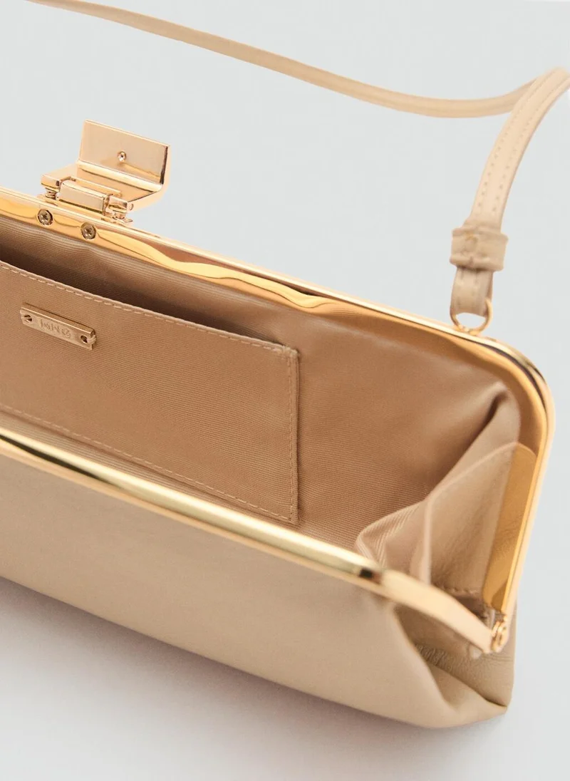 MANGO  Metallic clutch handbag for Women | Best Price UAE