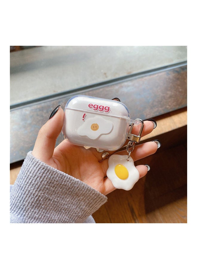 XiuWoo Case Cover With Designer Pendant For Apple AirPods Pro Clear - Image 1