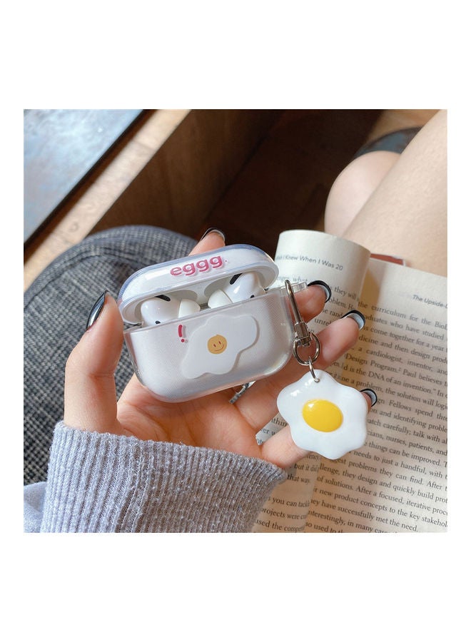 XiuWoo Case Cover With Designer Pendant For Apple AirPods Pro Clear - Image 2