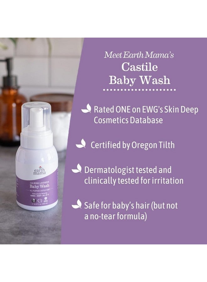 Earth Mama Calming Lavender Baby Wash Liquid Foaming Hand Soap, Organic All-Purpose Lavender Body Wash for Sensitive Skin, Castile Soap with Coconut Oil, Shea Butter, & Calendula (Packaging May Vary) - Image 5