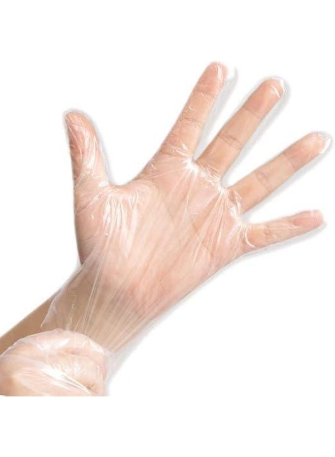 Disposable Plastic Gloves – 100 Pieces, Transparent Food Grade Kitchen & Cleaning Gloves - Image 4