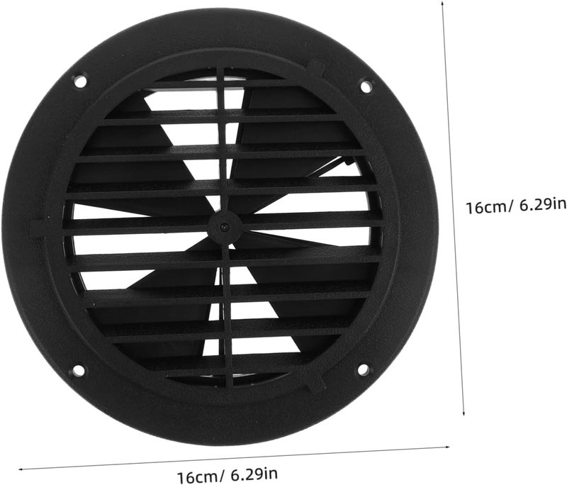 ULTECHNOVO Yacht RV Round Vent Cover Ceiling Air Outlet for Bathroom RV Air Vents Sturdy Ventilation Shutters - Image 2