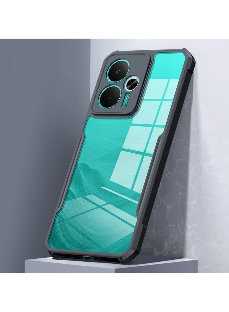 عام "غطاء شفاف متوافق مع هاتف Realme 14T 5G، مزود بحماية مضادة للصدمات [Airbag Protection] مع غطاء خلفي شفاف يحمي عدسة الكاميرا. مصنوع من مزيج متين من مادتي PC وTPU مع إطار مقاوم للصدمات." - Image 5