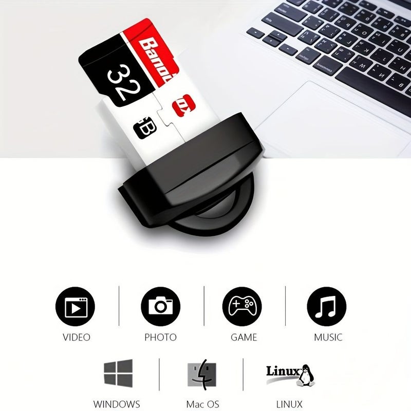 Multifunction High Speed Lightning TF Card Reader Small USB A For Mobile Laptop Black - Image 3