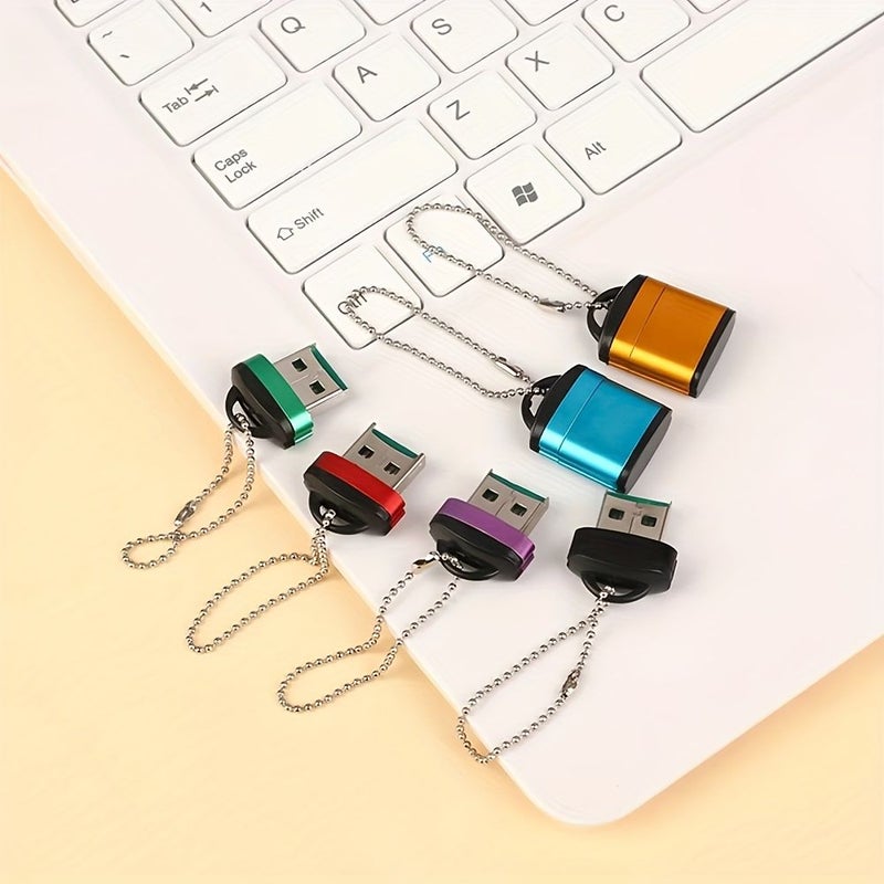 Multifunction High Speed Lightning TF Card Reader Small USB A For Mobile Laptop Black - Image 4