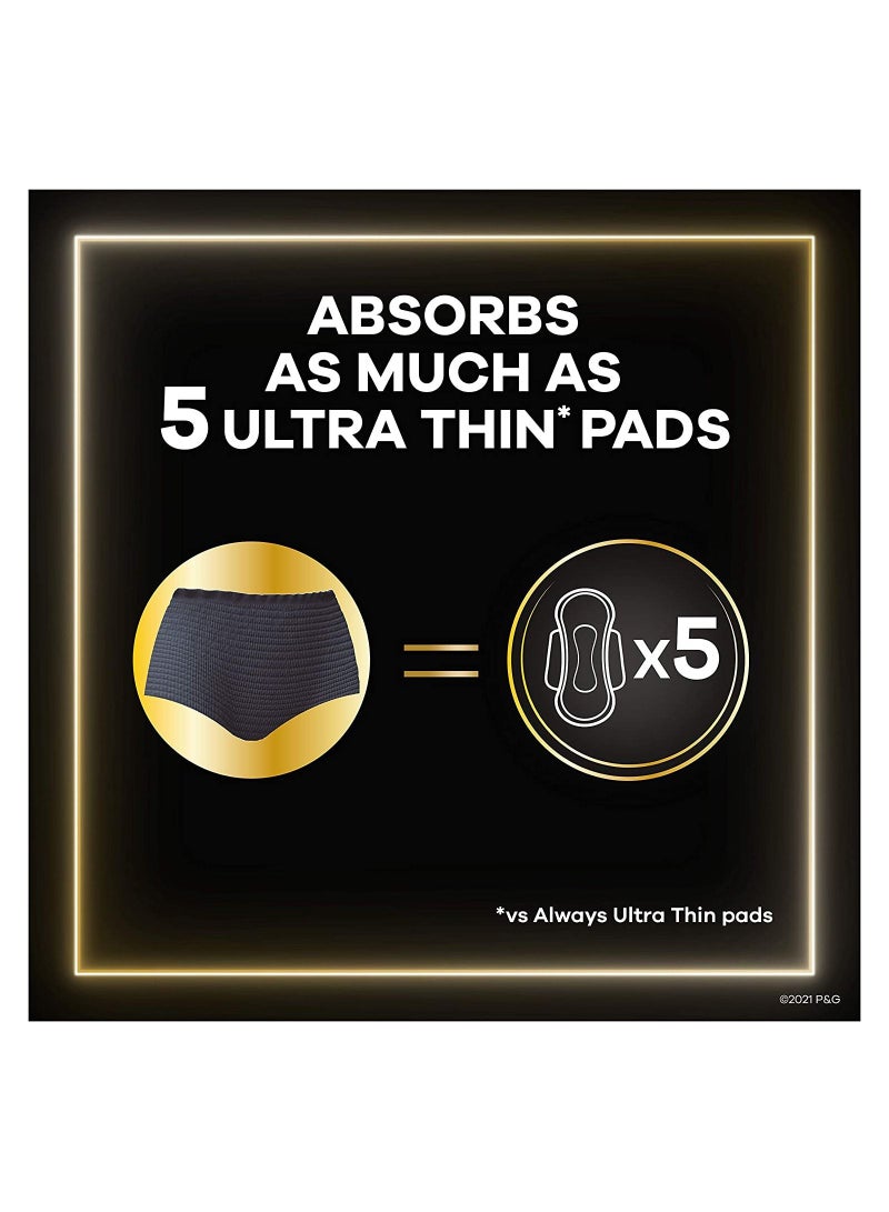 Always ZZZ Overnight Disposable Period Underwear for Women Size LG, 360° Coverage, 7 Count - Image 5