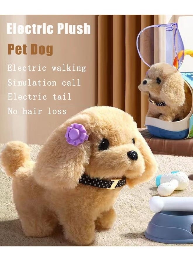 YIJIA HOME GOODS Electric Corgi Dog, Educational Toys For Infants And Young Children, Puppies Can Walk, Bark And Wag Their Tails - Image 4