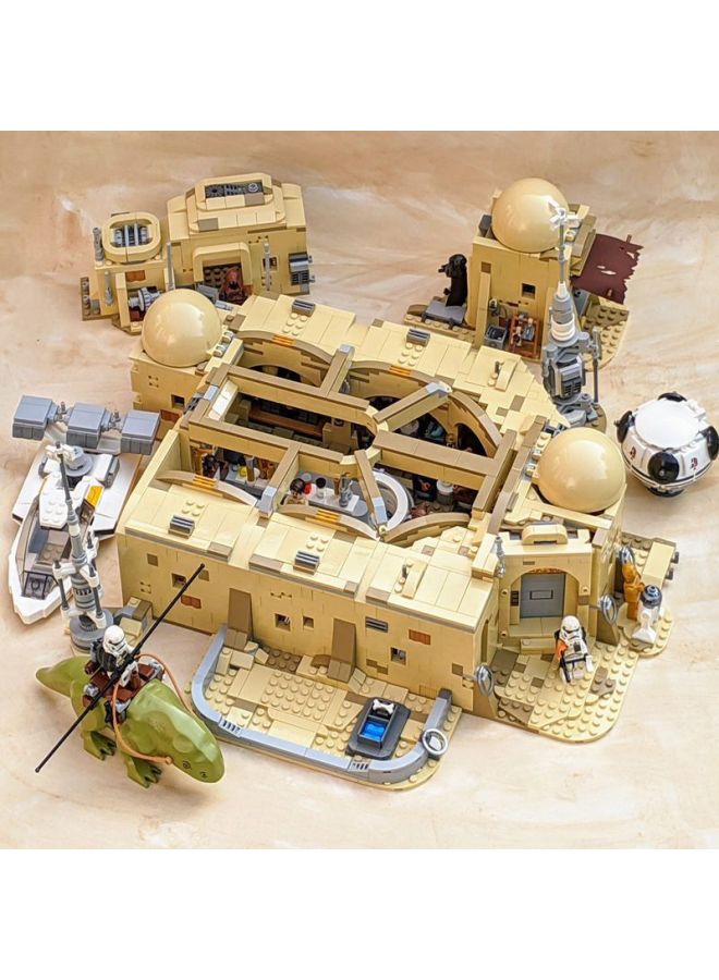 Building Blocks - Mos Eisley Bistro 3187 Granules - Millennium Falcon Model, Space Empire Spaceship, Compatible with Mainstream Brands, High-Difficulty Assembly, Collectible Gift - Image 5