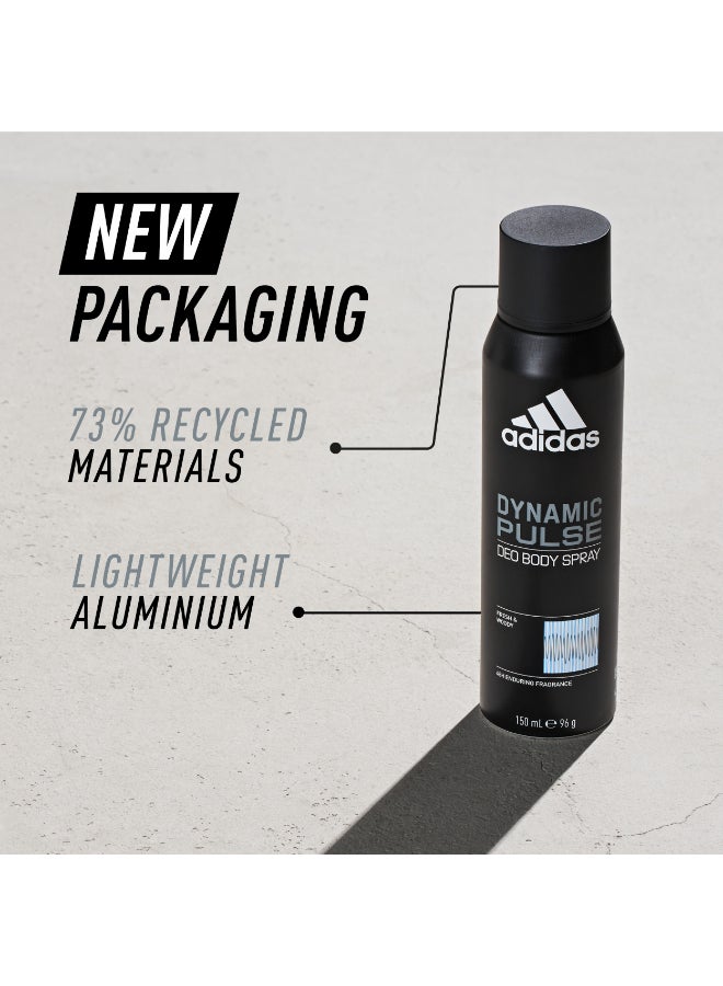 Adidas Dynamic Pulse Deodorant Body Spray Set 150ml - Image 3