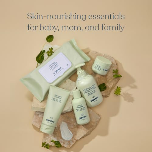 Pipette Baby Shampoo and Body Wash - Fragrance Free, Tear-Free Bath Time, Hypoallergenic, Moisturizing Plant-Derived Squalane, New Formula, 11.8 fl oz - Image 5