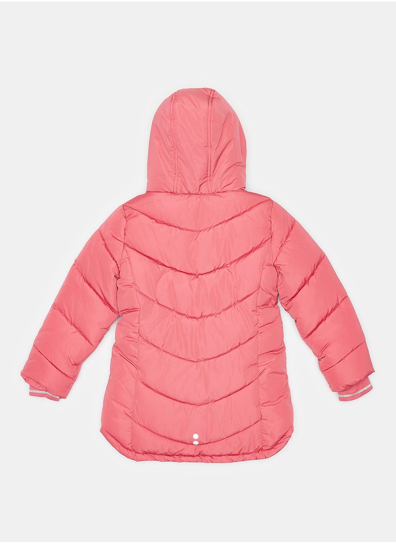 Okaidi Pink Sweater for Girls  - Image 2