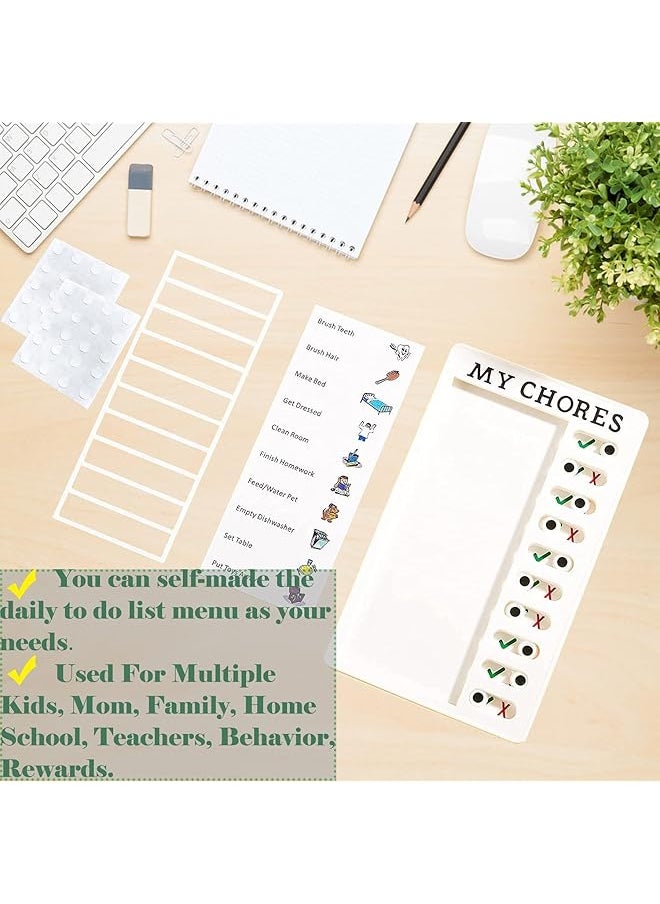 erorex - Chore Chart Daily To Do List Memo Checklist Board Portable Detachable Planning Reminder Chart Diy Home Check Items And Form Good Habit - Image 1