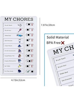 erorex Chore Chart Daily To Do List Memo Checklist Board Portable Detachable Planning Reminder Chart Diy Home Check Items And Form Good Habit  - Image 2
