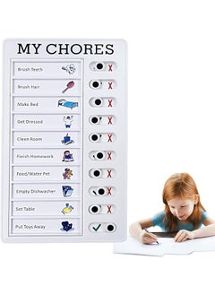 erorex Chore Chart Daily To Do List Memo Checklist Board Portable Detachable Planning Reminder Chart Diy Home Check Items And Form Good Habit  - Image 1