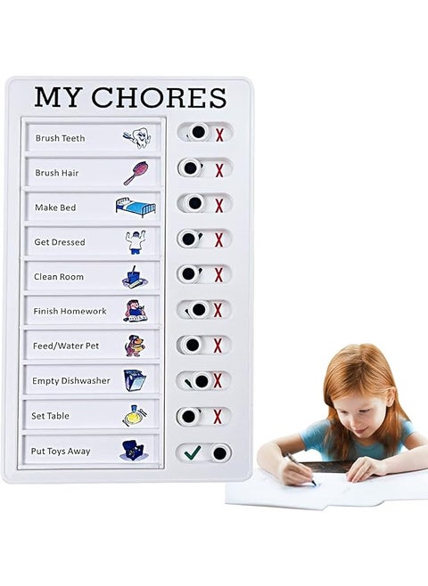Chore Chart Daily To Do List Memo Checklist Board Portable Detachable Planning Reminder Chart Diy Home Check Items And Form Good Habit