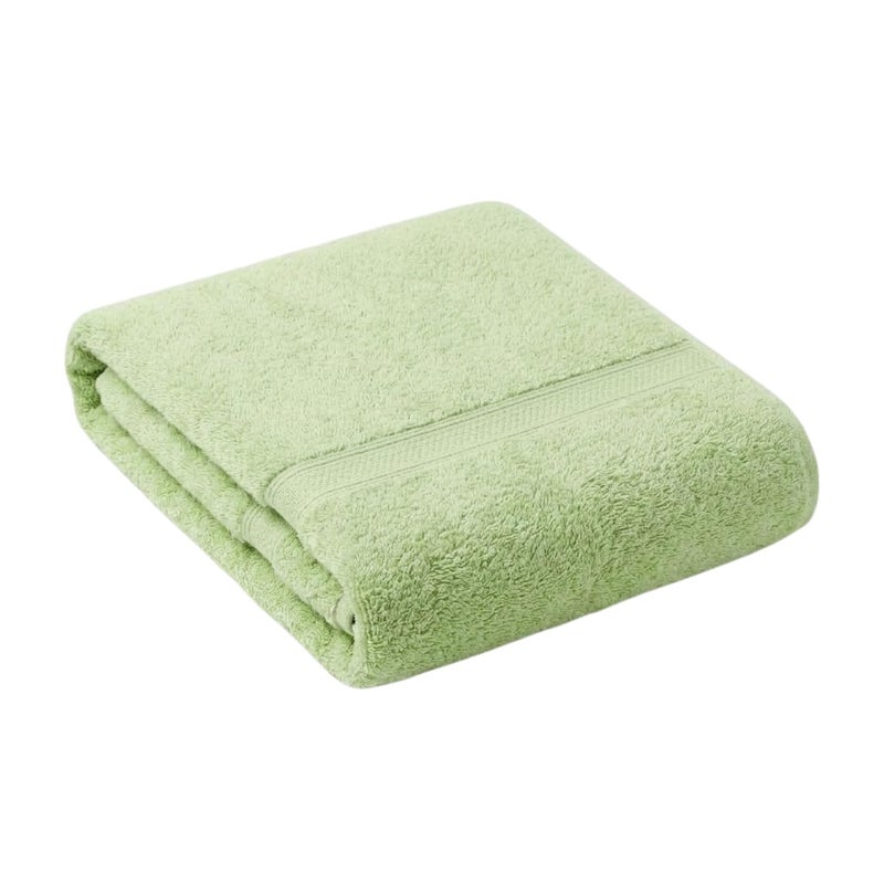 100% Cotton Text 70x140cm 500 Grams Soft and Absorbent Made in Egypt for Home, Bathroom, Beach, Trip (Light Green) - Image 1