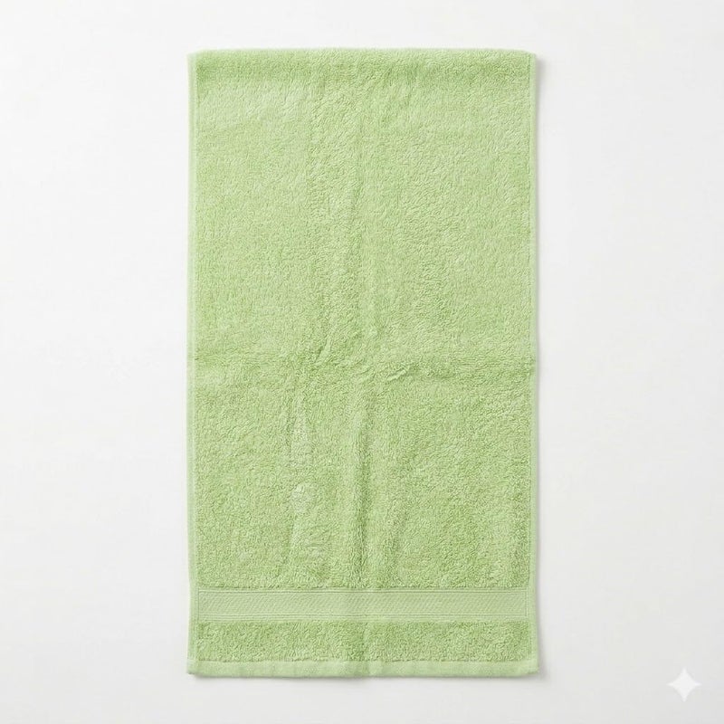 100% Cotton Text 70x140cm 500 Grams Soft and Absorbent Made in Egypt for Home, Bathroom, Beach, Trip (Light Green) - Image 2