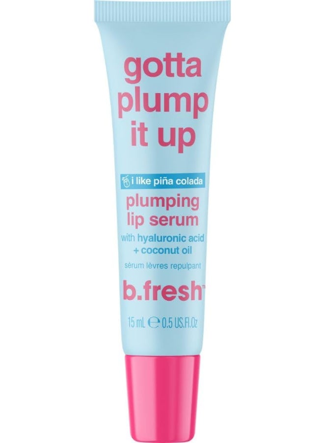 b.fresh Plumping Lip Serum | With Hyaluronic Acid & Coconut Oil | I Like Pina Colada Flavor, (Pack of 2 x 15ml Each) - Image 4
