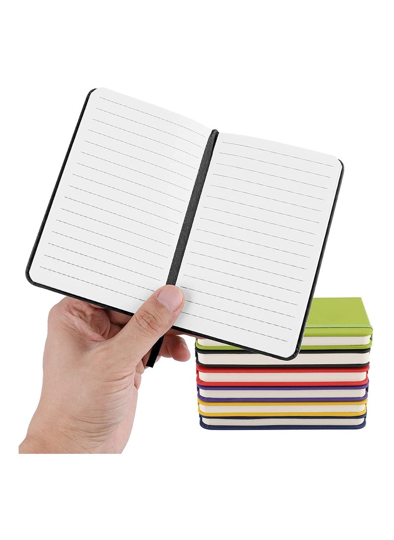 Generic - Small Notebook, A6 Notebooks, Pocket Notebook Note Pads Small Notebooks Hardback Notebook A6 Notepad Journal 160 Pages (80 Sheets) Black - Image 1
