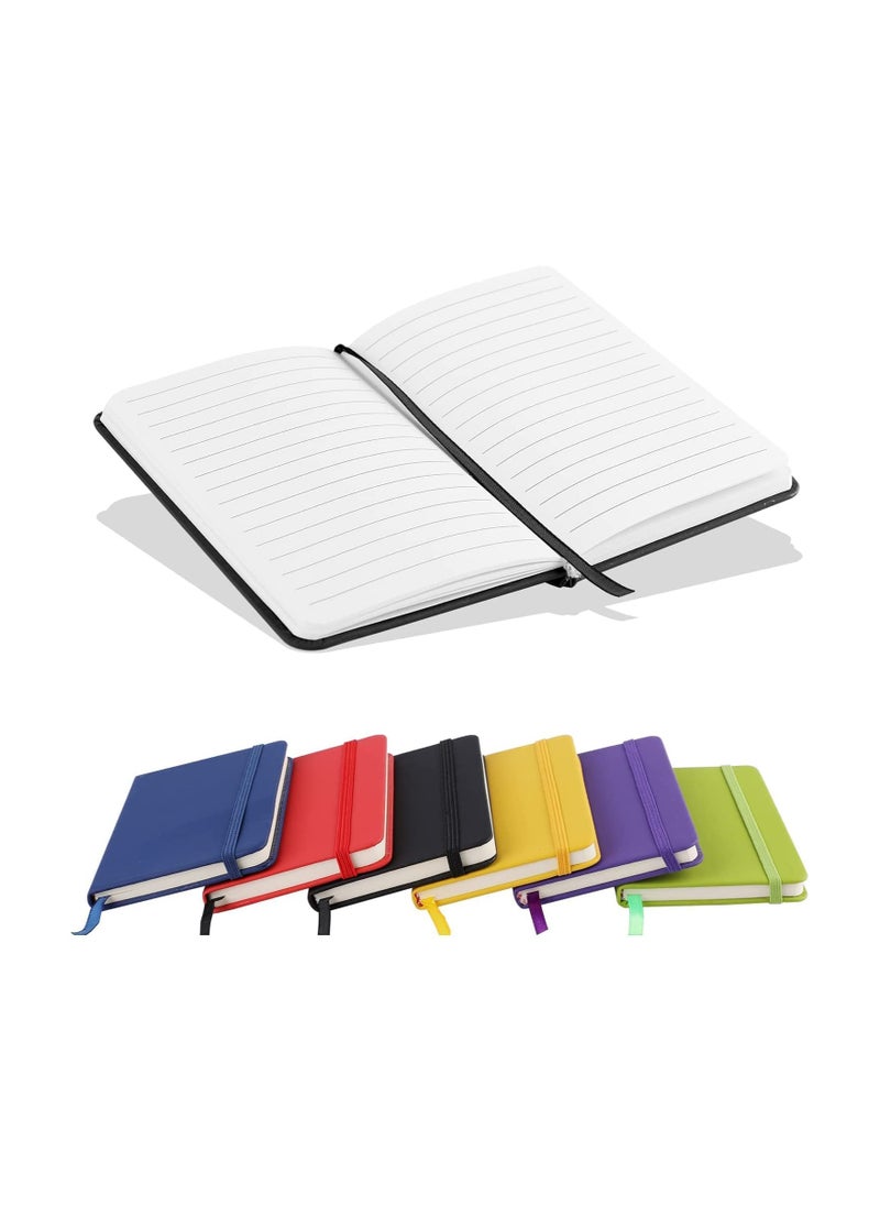 Generic - Small Notebook, A6 Notebooks, Pocket Notebook Note Pads Small Notebooks Hardback Notebook A6 Notepad Journal 160 Pages (80 Sheets) Black - Image 1