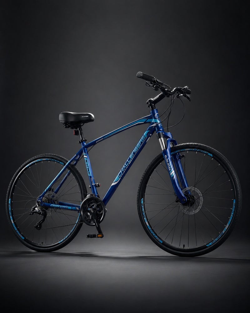 APACHE Aluminum Hybrid Bike, Size 27 – Spring Fork for Fitness Riding - Image 4