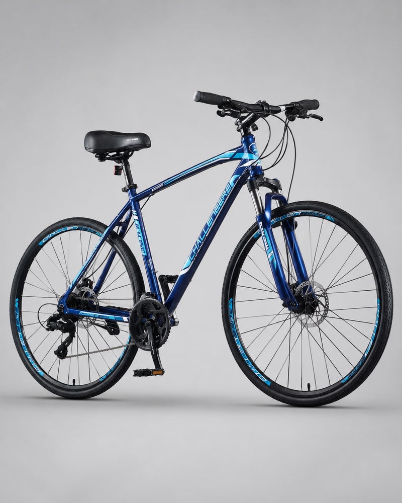 APACHE Aluminum Hybrid Bike, Size 27 – Spring Fork for Fitness Riding - Image 3