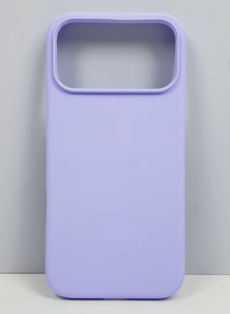 iPhone 17 Pro light Purple Silicone Case – Luxury Matte Texture, Slim Grip, Full Protectiong