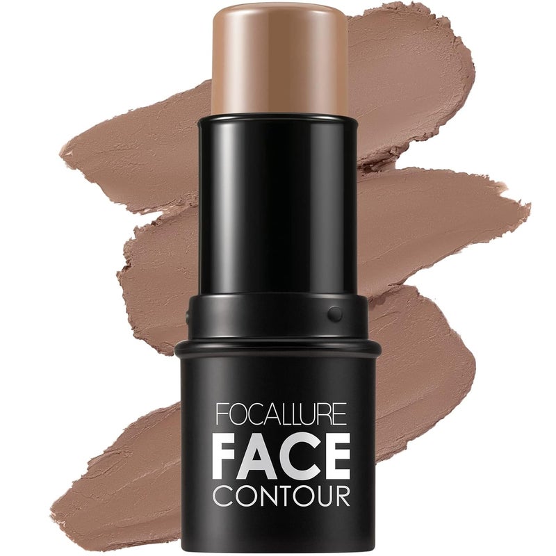 FOCALLURE FOCALLURE Cream Contour Stick Matte Bronzer Stick Professional Face Shaping  Contouring Stick Makeup Easy to Apply with Buildable Coverage Long Lasting  Sweatproof MOCHA