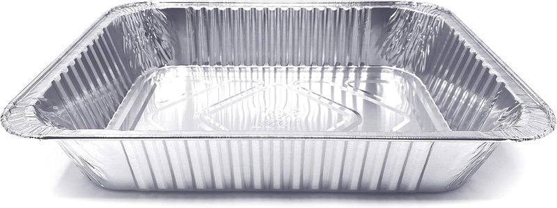 Fig & Leaf (30 Pack) Premium Lasagna Pans 14" x 10" x 3” Heavy Duty l Disposable Aluminum Foil for Roasting Turkey, Baking, or Cooking - Image 5