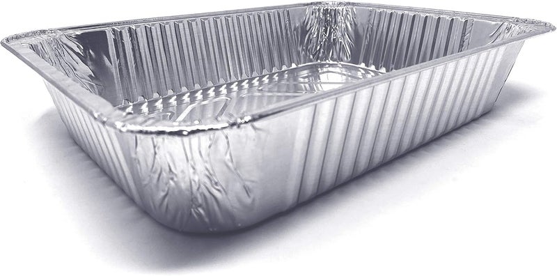 Fig & Leaf (30 Pack) Premium Lasagna Pans 14" x 10" x 3” Heavy Duty l Disposable Aluminum Foil for Roasting Turkey, Baking, or Cooking - Image 2