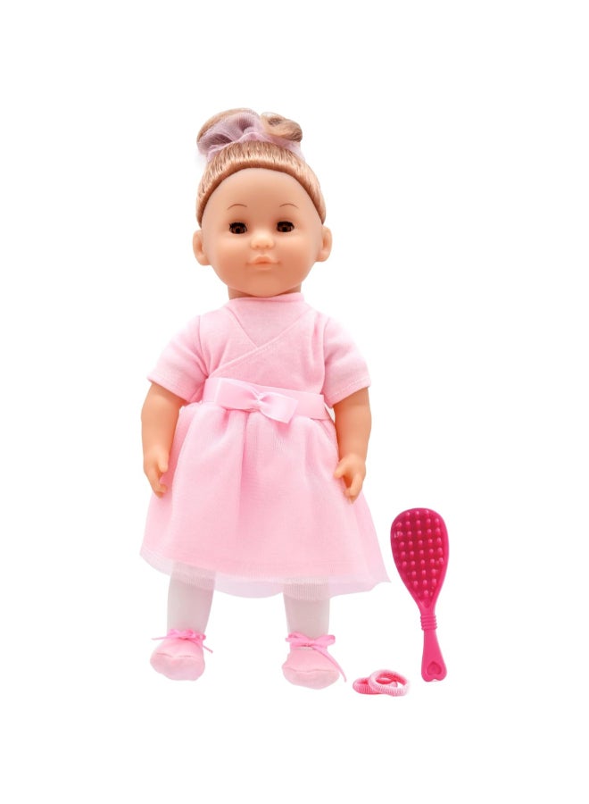 دولز وورلد دمية بادي ناعمة شارلوت بعيون نائمة متعددة الألوان 36 سم PKN78210 - Image 3