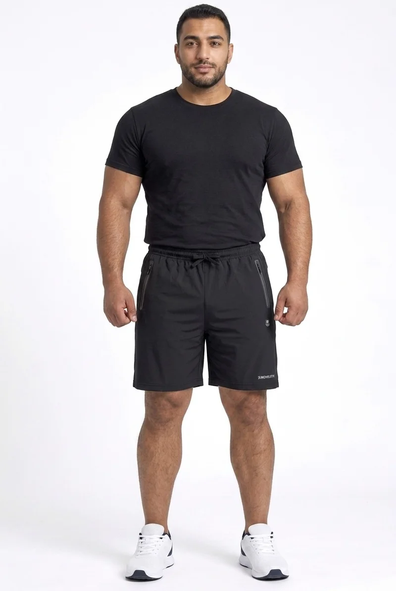 Moveletix Men's Plus Size Training Shorts Black