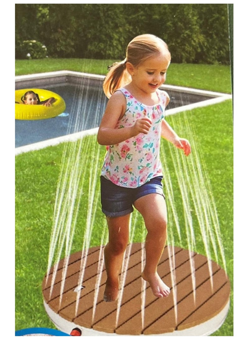 Outdoor shower for Pool & Garden with adjustable water flow, height, and foot wheel control.  - Image 1