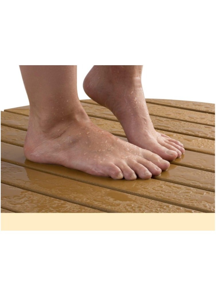 Outdoor shower for Pool & Garden with adjustable water flow, height, and foot wheel control.  - Image 5