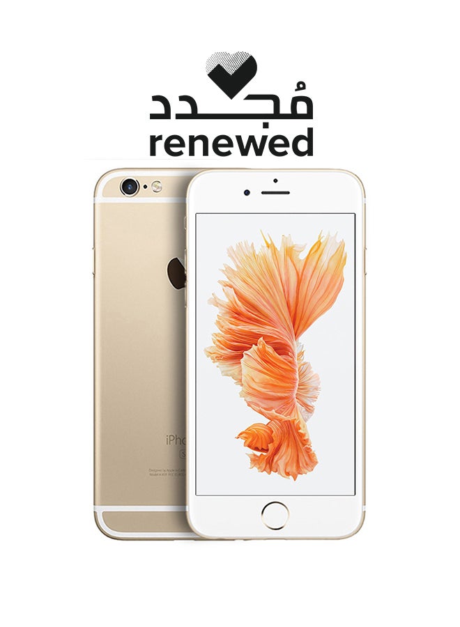 ابل  مُجدد - هاتف آيفون 6s مع تطبيق فيس تايم بذاكرة داخلية سعة 16 جيجابايت ويدعم تقنية 4G LTE - لون ذهبي - Image 1