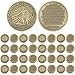 Nosiny 40 Pcs Put on The Whole Armor of God Coins Bulk Christian Challenge Coins Metal Commemorative Prayer Gifts for Men Collectors Religious Church Party Military Souvenir Vintage - Image 2