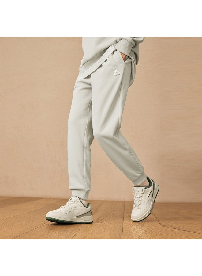 PEAK Knitted Athletic Pants For Women, Spring Windproof Casual Tapered-Leg Trousers, Simple And Versatile Long Pants - Image 3