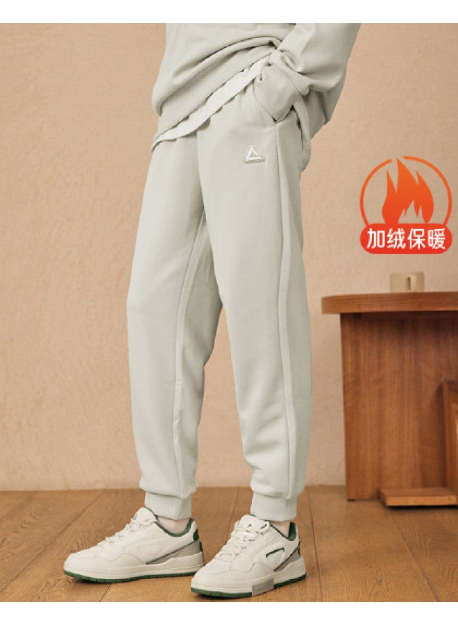 PEAK Knitted Athletic Pants For Women, Spring Windproof Casual Tapered-Leg Trousers, Simple And Versatile Long Pants - Image 1