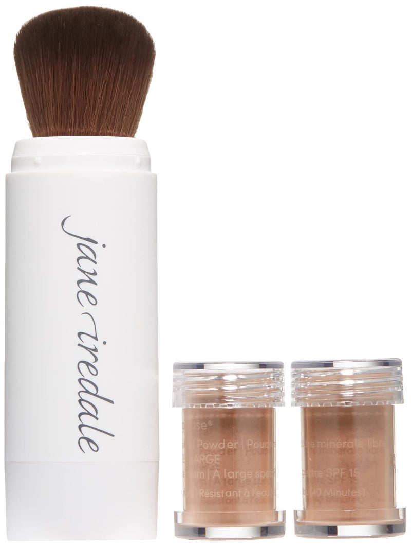 jane iredale Amazing Base Refillable Brush, Mahogany, 0.18 oz. - Image 2