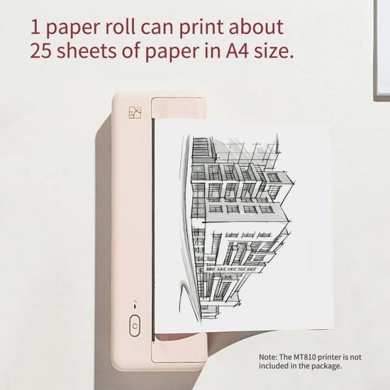 Thermal Paper Roll: 2pcs BPA-free Waterproof Oil-resistant Long-lasting A4 Thermal Paper - Inkless Technology 10-year Fade-proof Thermal Paper for Office Study Home Document Photo Receipt Printing - Image 5