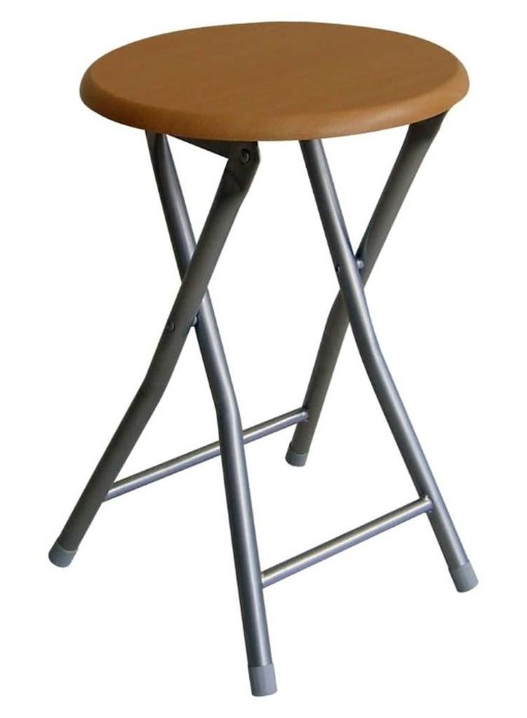 Ayda كرسي مستدير قابل للطي متعدد الوظائف محمول للمنزل والمكتب وفي الهواء الطلق