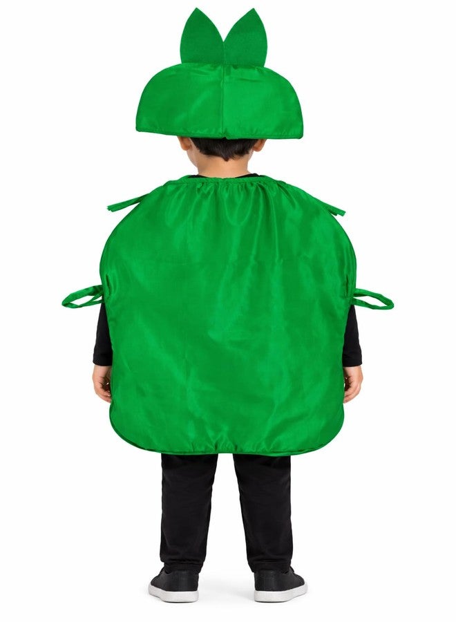 EthnicAlive Fruits and Vegetable Cutout Fancy Dress For Kids | Heathy Food Baby Costume | Fruits Theme Cosplay Costume For Girl And Boys (Capsicum, 5-6 Years) - Image 2