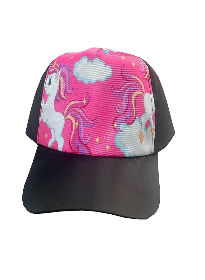 Missby® Kid's Unisex Trucker Cap (4-8 Years) (Black) - Image 2