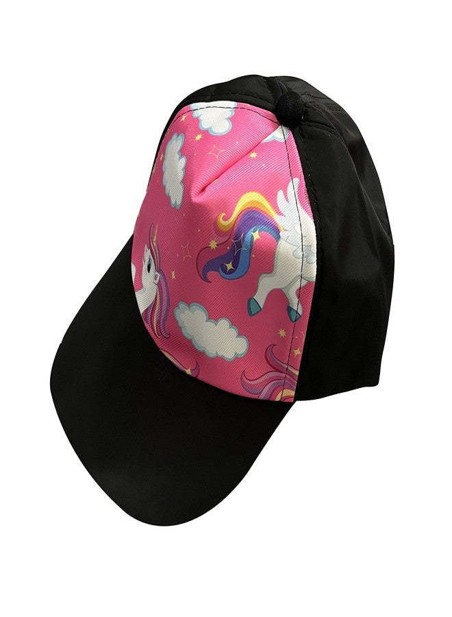 Missby® Kid's Unisex Trucker Cap (4-8 Years) (Black) - Image 1
