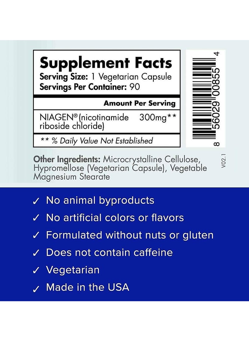 TRU NIAGEN - 300 Mg Multi Award Winning Patented Nad+ Boosting Supplement - Image 1